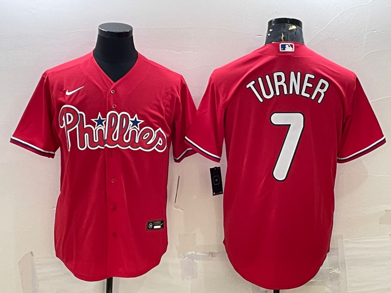 Men's Trea Turner Philadelphia Phillies Player Jersey