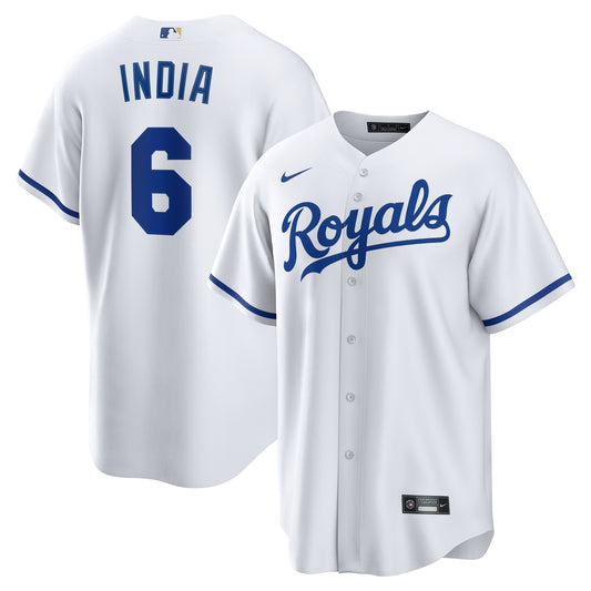 Men's Jonathan India Kansas City Royals Home Player Jersey – White