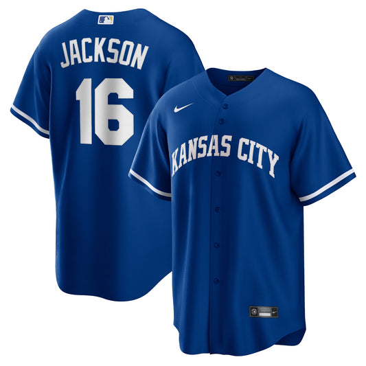 Men's Kansas City Royals Bo Jackson Blue Jersey