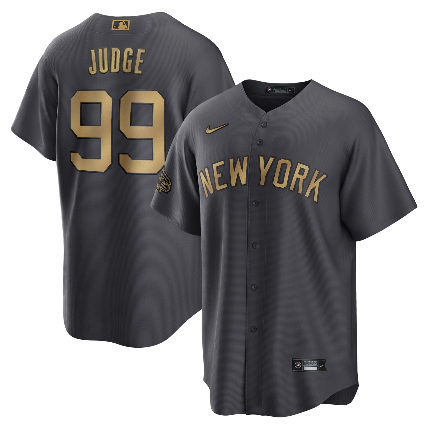 Men's Aaron Judge New York Yankees 2022 All-Star Game Player Jersey - Charcoal