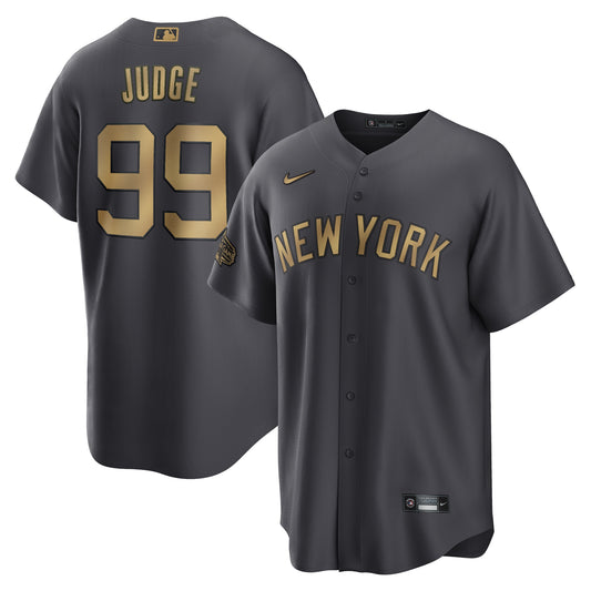 Men's Aaron Judge New York Yankees 2022 All-Star Game Player Jersey - Charcoal